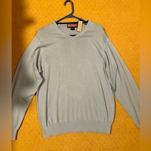 Men’s Vineyard Vines Light Blue V-Neck Sweater